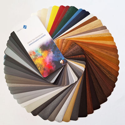 VEKA színminták teljes választéka